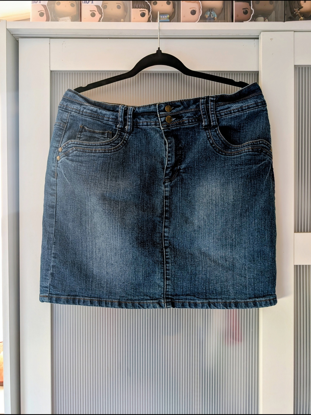 George Blue Denim Mini Skirt